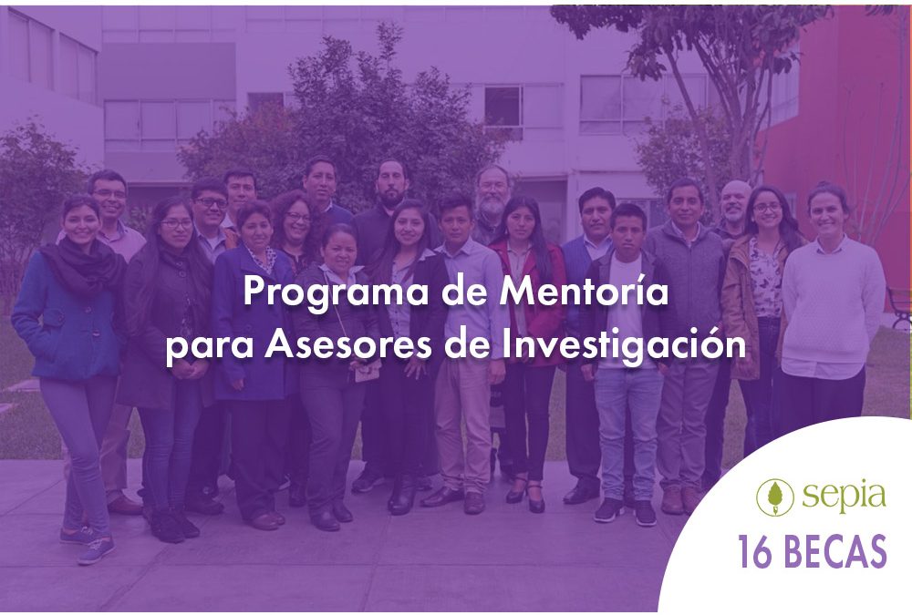 CONVOCATORIA: Programa de Mentoría para Asesores de Investigación.