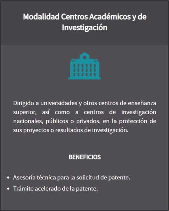 Modalidad Universidades