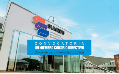 Convocan a Concurso Público para selección de un miembro del Consejo Directivo de la SUNEDU