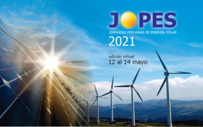 Convocan a JOPES 2021, Jornadas Peruanas de Energía Solar a llevarse a cabo del 12 al 14 de mayo