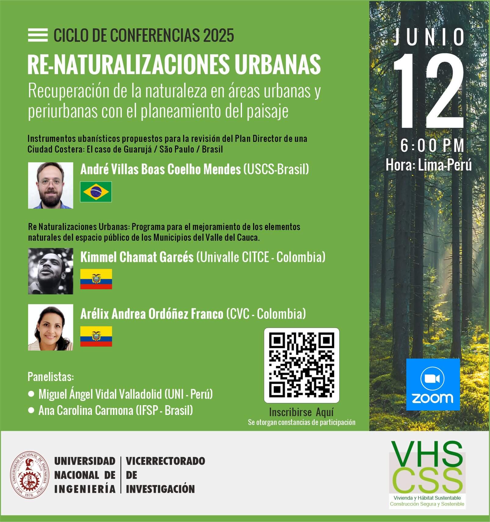 Conferencias Renaturalizaciones Urbanas