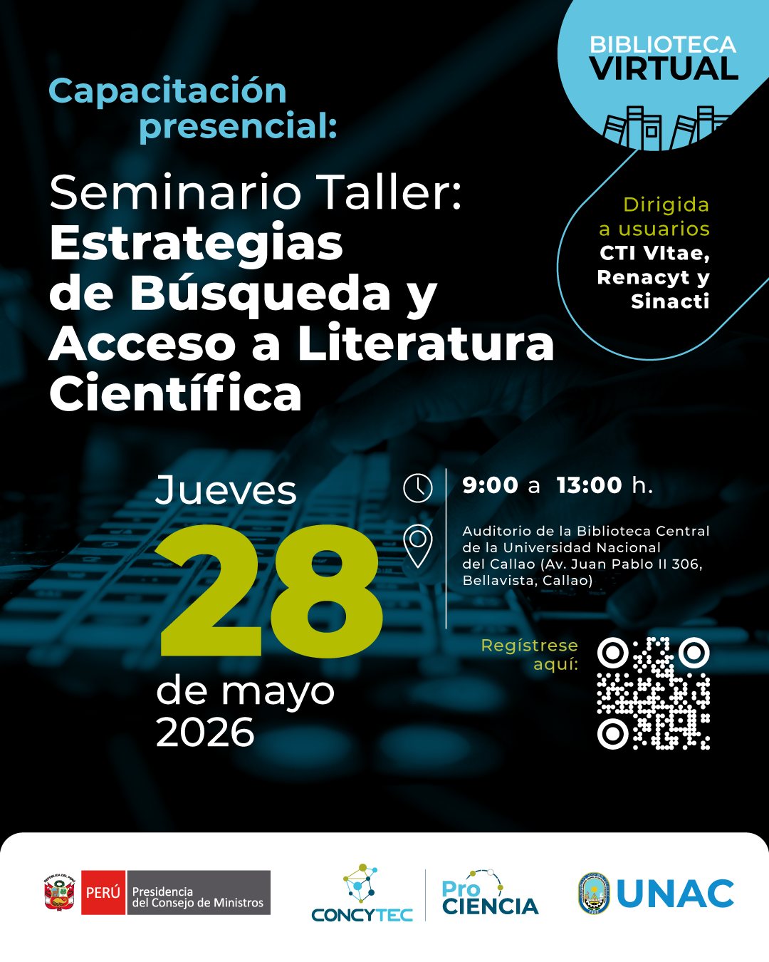 Seminario Concytec revistas científicas